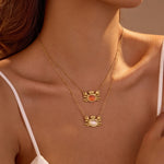 Load image into Gallery viewer, Galactic Guardian: Crab Constellation Necklace
