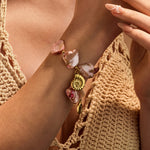 Load image into Gallery viewer, Golden Whispers of Love Charm Bracelet
