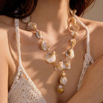 Load image into Gallery viewer, Tidal Code: Morse Shell Choker
