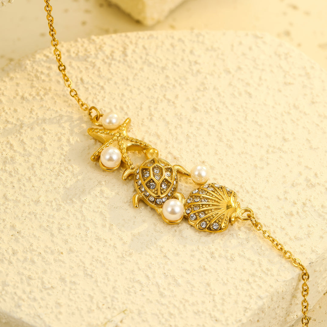 Tidal Covenant: Marine Minuet Necklace