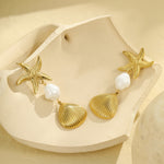 Load image into Gallery viewer, Two Shells, One Heart – Couple&#39;s Matching Earrings
