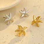 Load image into Gallery viewer, Golden Moonlit Kiss – Textured Shell Studs

