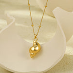 Load image into Gallery viewer, Sonic Spiral: Bimetallic Conch Necklace
