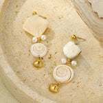 Load image into Gallery viewer, Venus&#39; Gift:Shaped Shell Earrings
