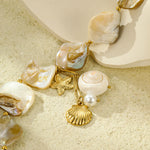 Load image into Gallery viewer, Tidal Code: Morse Shell Choker
