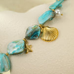 Load image into Gallery viewer, Moonpool Mirage: Dual-layer Shell Choker
