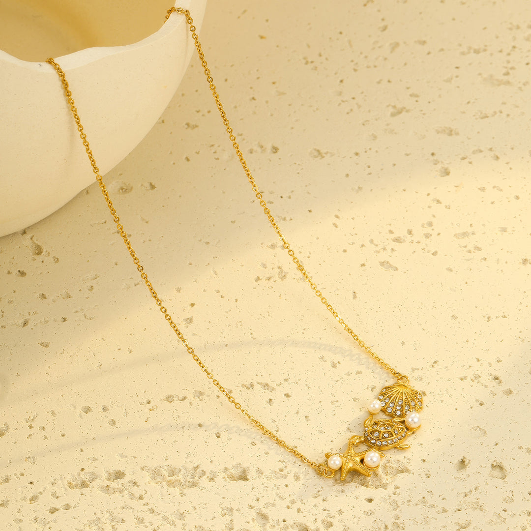 Tidal Covenant: Marine Minuet Necklace