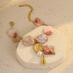 Load image into Gallery viewer, Golden Whispers of Love Charm Bracelet
