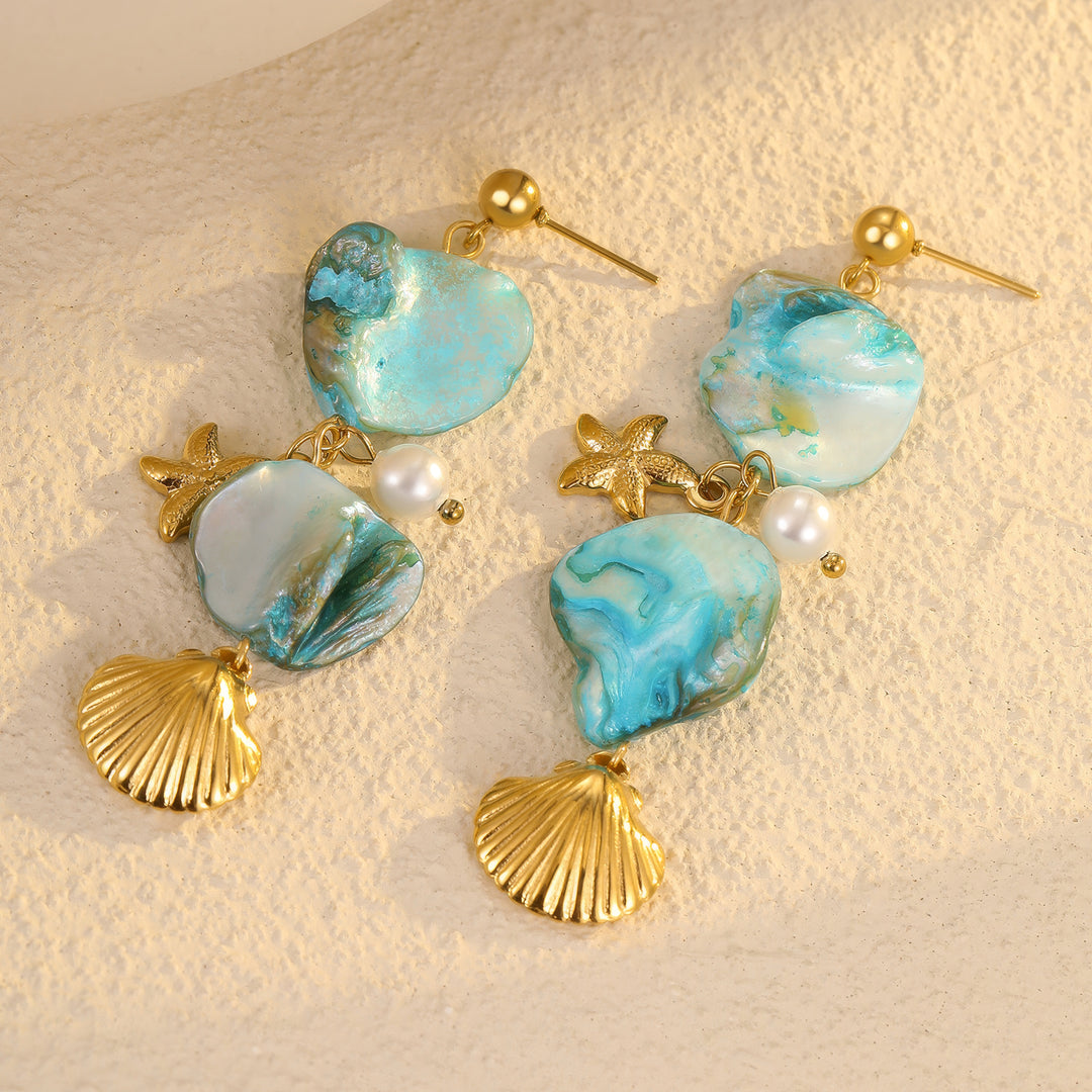 Seashell Whisper: Couple's Promise Earrings