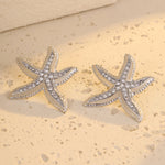 Load image into Gallery viewer, Eternal Golden Shore – Couple&#39;s Shell Studs
