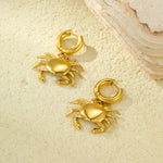 Load image into Gallery viewer, Moonlit Shell Cuff – Golden Ocean Hoop Clip-Ons
