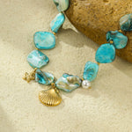 Load image into Gallery viewer, Moonpool Mirage: Dual-layer Shell Choker
