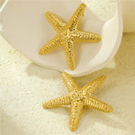 Load image into Gallery viewer, Mermaid&#39;s Golden Whisper – Spiral Shell Studs
