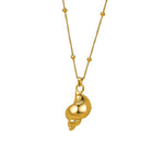 Load image into Gallery viewer, Sonic Spiral: Bimetallic Conch Necklace
