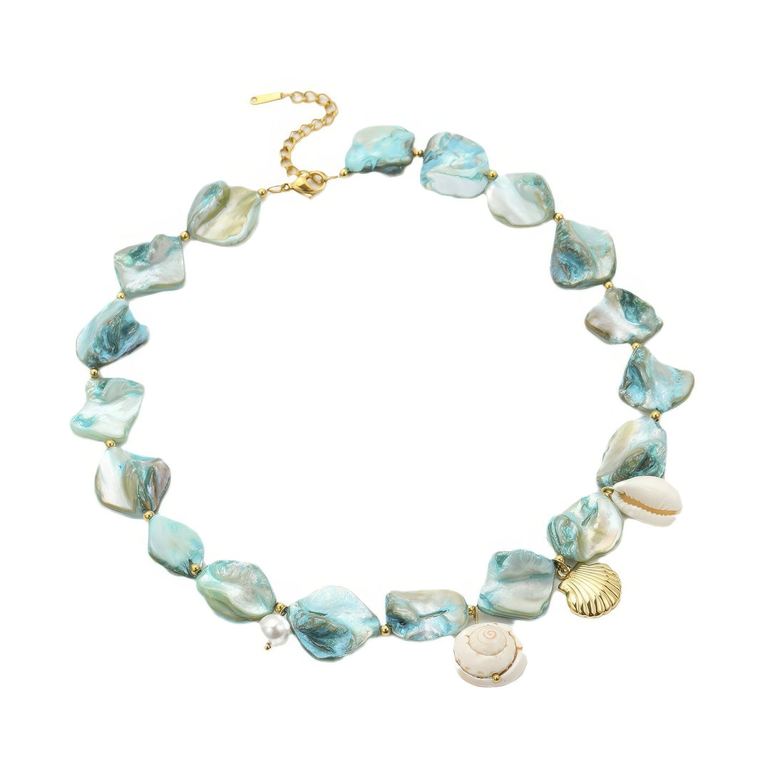 Stardust Catch: Telescopic Shell Pendant