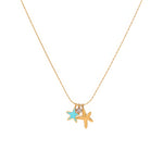 Load image into Gallery viewer, Magnetic Tide: Binary Starfish Necklace
