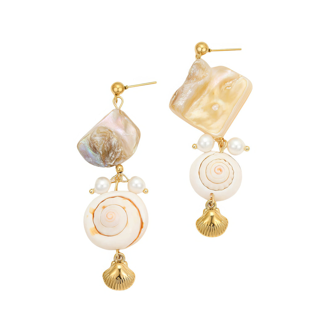 Venus' Gift:Shaped Shell Earrings