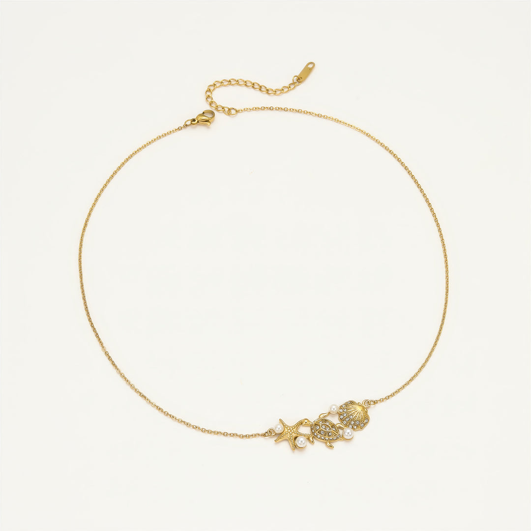 Tidal Covenant: Marine Minuet Necklace