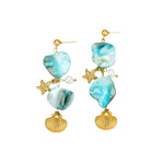 Load image into Gallery viewer, Seashell Whisper: Couple&#39;s Promise Earrings
