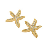 Load image into Gallery viewer, Eternal Golden Shore – Couple&#39;s Shell Studs
